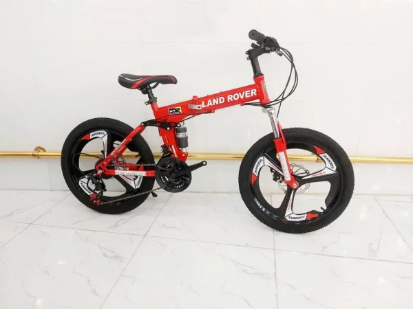 دوچرخه تاشو لندرور رنگ قرمز سایز 20